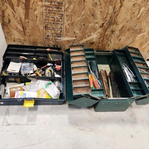Assorted tackle & tools