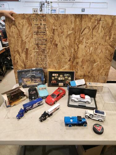 Assorted model cars & coin banks