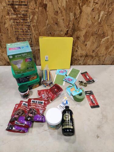 New plant food, dog treats, etc