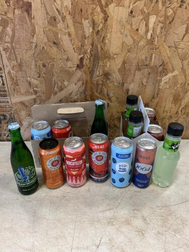 Assorted beers & coolers