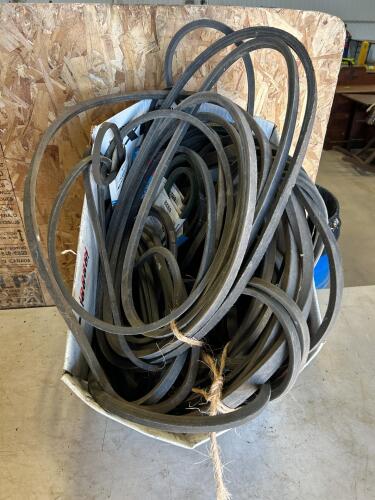 Assorted V belts