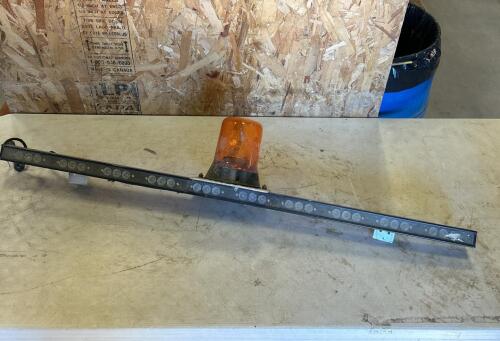 48&rdquo; LED light bar & strobe light