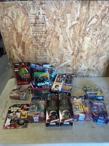 Star Wars, Marvel, AJ Styles, & other toys
