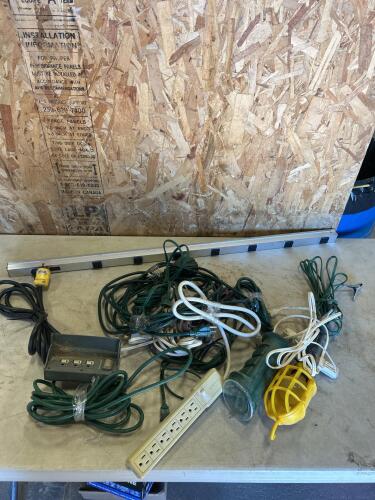 Trouble light, timer, ext cords, power bars
