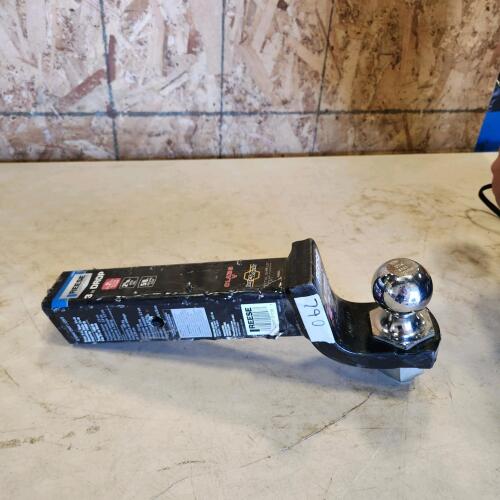 2 1/2" hitch w 2 5/16" ball