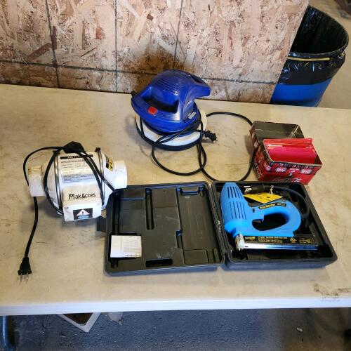 Inline air mover, polisher, brad nailer