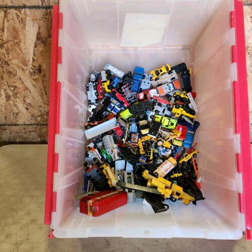 Assorted toy cars