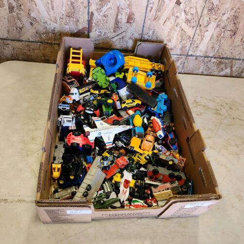 Assorted toy cars