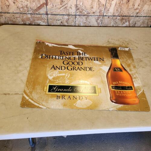 25"x28" Metal sign