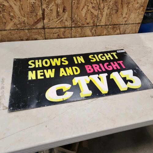 30"x15" Metal sign