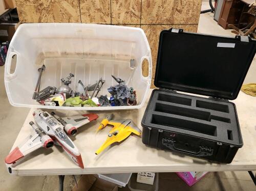 Photovac camera case, star wars toys