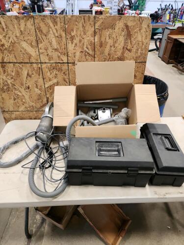 Vacuum, toolboxes