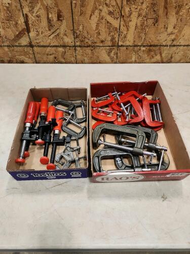 Assorted unused clamps