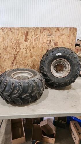 2- 22x11-9 ATV wheels