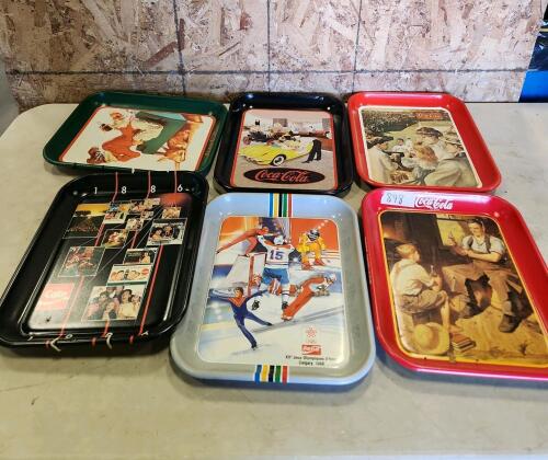 Coca-Cola serving trays