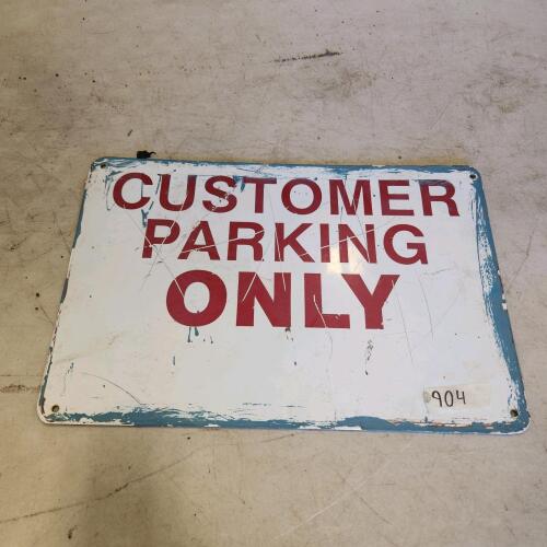 18"x12" Metal sign