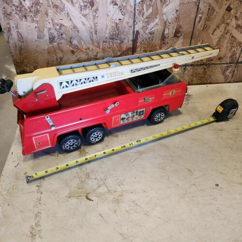 Metal Tonka ladder truck