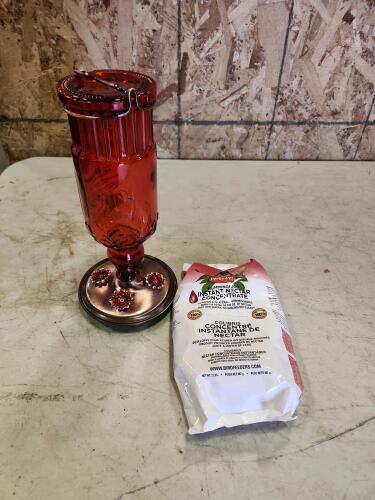 Hummingbird food & feeder