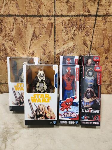 6 New in box figurines