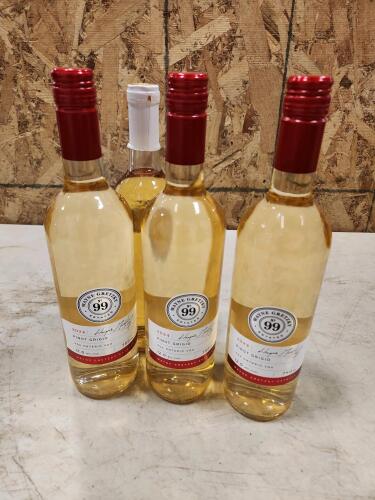3 Sealed bottles of white wine
