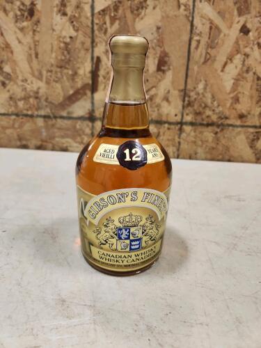 68 y/o Gibsons canadian whiskey