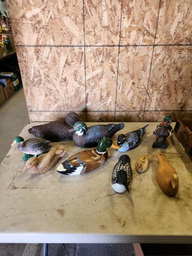 Wooden & other ducks