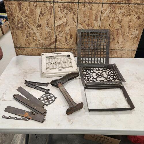 Cast grates, etc.