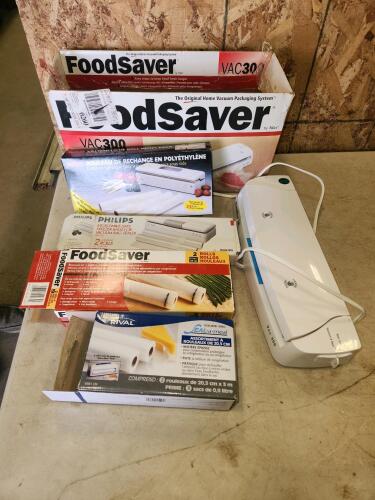 Vacuum sealer w bags