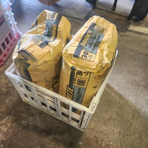 2 Bags of concrete mix