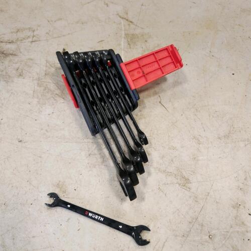 8-19mm Wurth anti slip wrenches