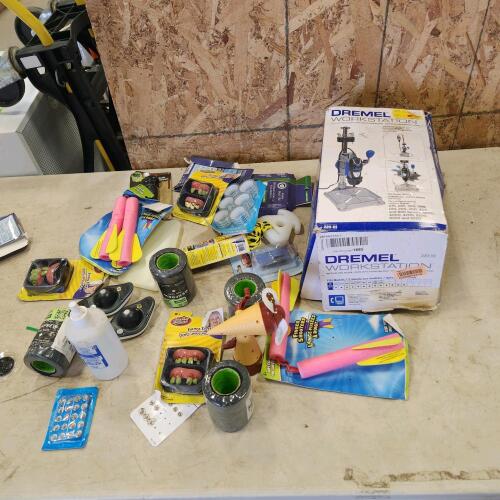 Dremel work station, etc.