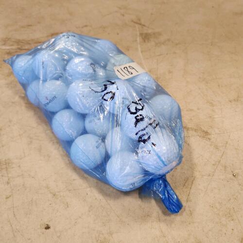 30 Assorted golf balls