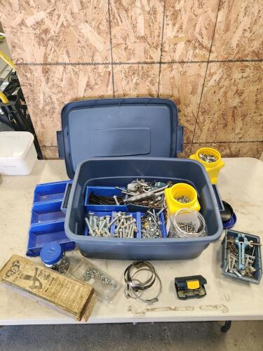 Assorted tools & hardware