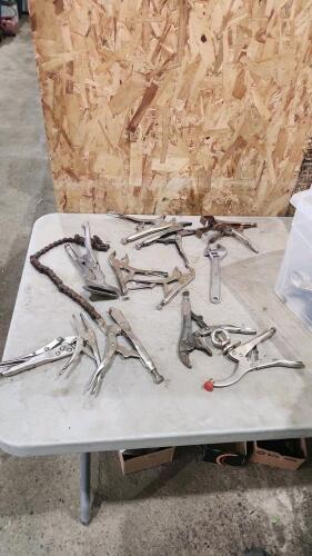 Various locking & welding pliers