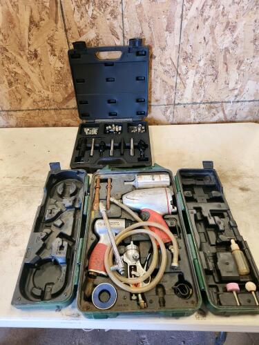 Air tool kit, spark plug thread repair kit
