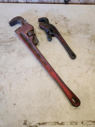 Ridgid pipe wrench, 20" pipe wrench