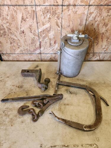 Valve spring compressor, 2"hitch, chain binder, etc