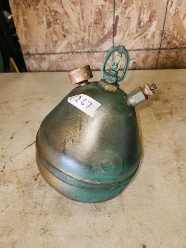 Vintage hanging fire extinguisher