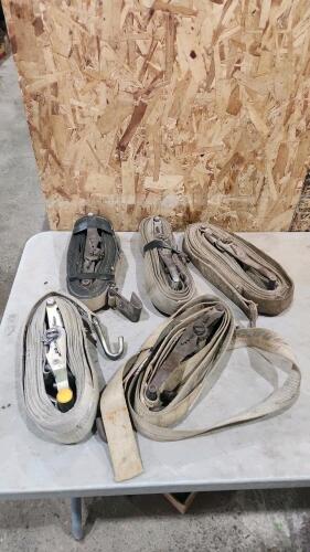 2" Ratchet straps