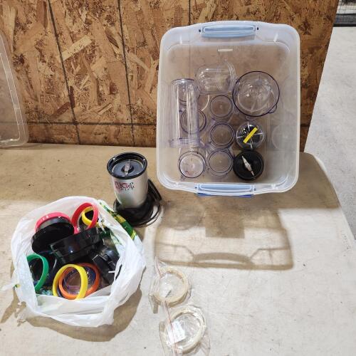 Magic Bullet mixer & accessories