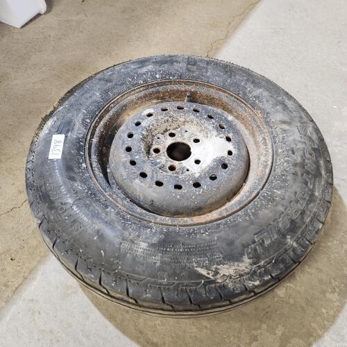 205/75D14 Trailer wheel, 50% thread