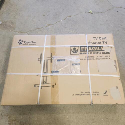 Mounted TV cart
