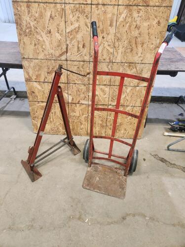 2 Wheel dolly, bumper jack