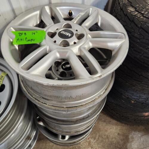 4 2018 14" Mini cooper alum rims