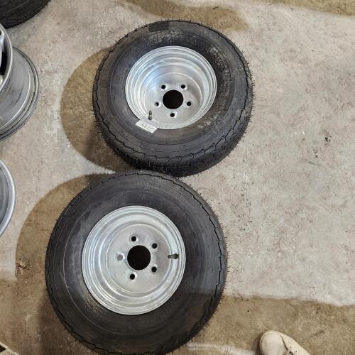 2 New 2.5x8.0-10 wheels