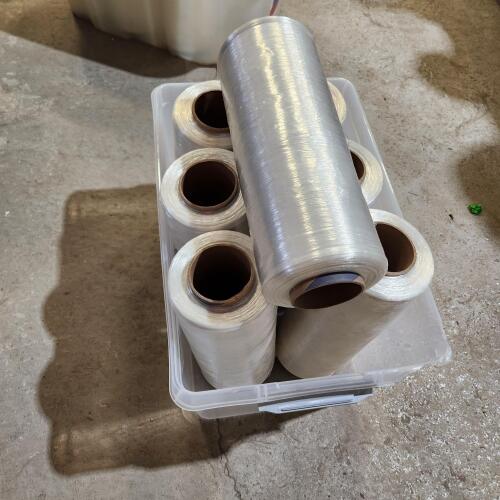 7 Rolls of shrink wrap
