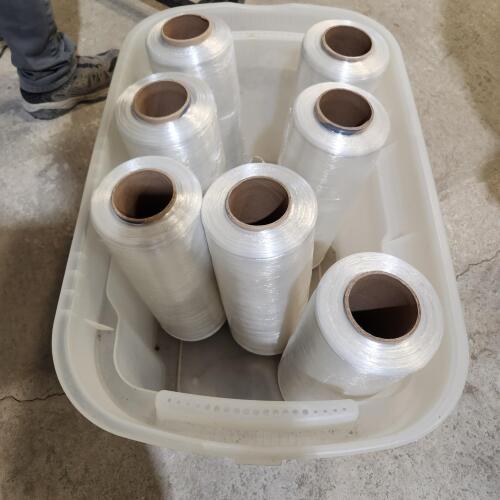7 Rolls of shrink wrap