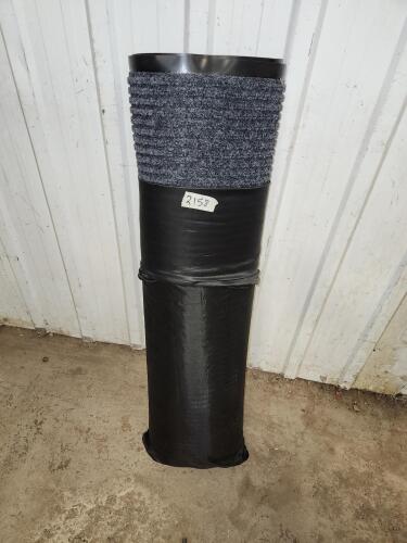 Approx 10'x3' unused roll of rubber back mat