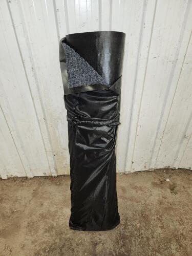 16'x3' Unused roll of rubber back mat