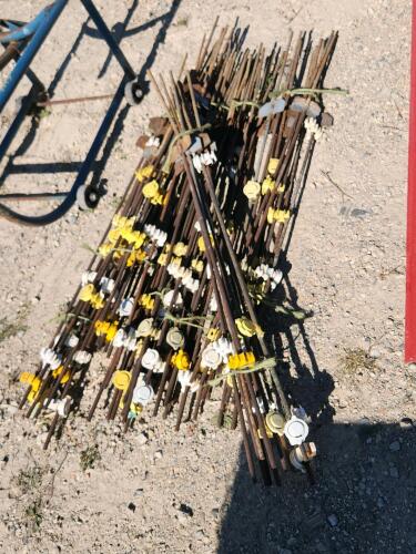 Approx 60 4' Electric fence stakes